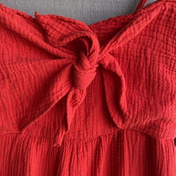 🧡 Saturday Sunday Isabel Tie-Front Cotton Jumpsuit 🧡 - Picture 5 of 9